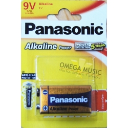 Bateria 9V 6LR61 PANASONIC Alkaline Power