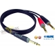 KLOTZ AY1-0200 - Kabel insertowy Jack 6,3st -  2 Jack 6,3 2m