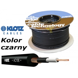 KLOTZ AC106SW - Przewód kabel instrumentalny czarny