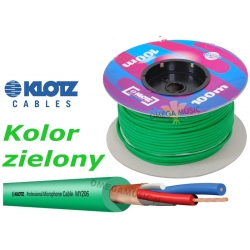 KLOTZ MY206GN - Przewód kabel mikrofonowy symetryczny zielony