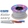 KLOTZ MY206GR - Przewód kabel mikrofonowy symetryczny szary