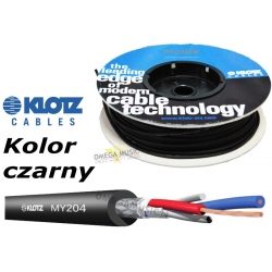 KLOTZ MY204SW - Przewód kabel mikrofonowy symetryczny czarny