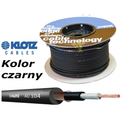 KLOTZ AC104SW - Przewód kabel instrumentalny czarny