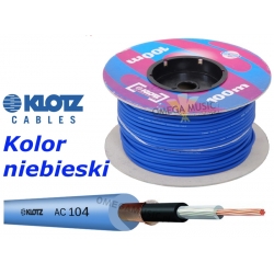 KLOTZ AC104BL - Przewód kabel instrumentalny niebieski