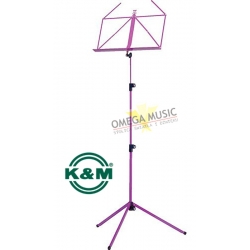 K&M 100/1-VL - Orkiestrowy pulpit do nut fioletowy