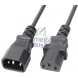 Kabel przedłużający IEC C13 - C14 1,5m