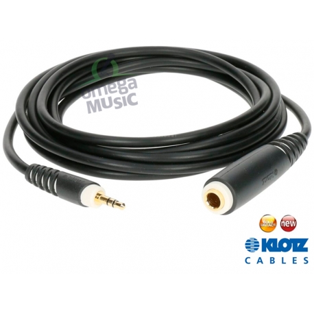 KLOTZ AS-EX30300 - Przewód Jack 3,5mm - gniazdo Jack 6,3mm  3m przedłużka