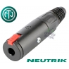NEUTRIK NJ3FC6-BAG - Gniazdo Jack 6,3mm z zatrzaskiem