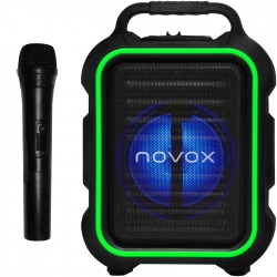 Novox MOBILITE GREEN - głośnik przenośny z mikrofonem