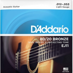 D'ADDARIO EJ11 (12-53) Struny do gitary akustycznej