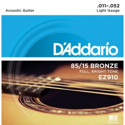 D'ADDARIO EZ910 (11-52) Struny do gitary akustycznej