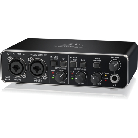 BEHRINGER U-PHORIA UMC202HD - Interfejs audio USB