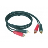 KLOTZ AT-CC0600 - Kabel 2 x RCA - 2 x RCA  6m