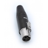 REAN RT3FC-B - Wtyk mini XLR 3 pin. żeński