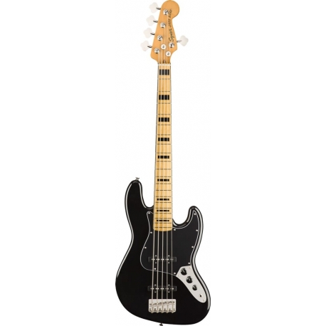 Squier Classic Vibe 70's Jazz Bass V MN BLK - Gitara basowa