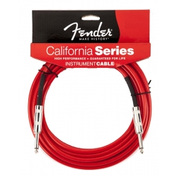 FENDER 099-0515-009 - Przewód instrumentalny 4,5m czerwony - California