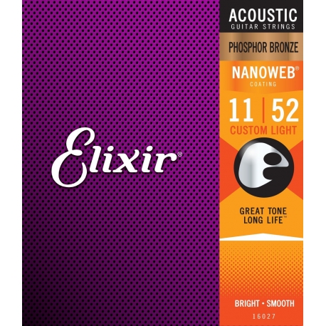 ELIXIR 16027 (11-52) Struny do gitary akustycznej