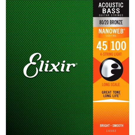 ELIXIR 14502 (45-100) Struny do akustycznej gitary basowej