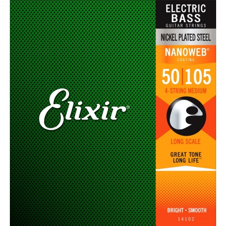 ELIXIR 14102 (50-105) Struny do gitary basowej