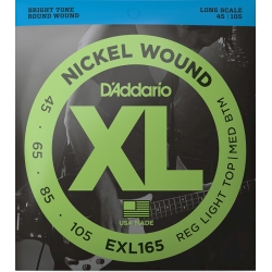 D'ADDARIO EXL-165 (45-105) Struny do gitary basowej
