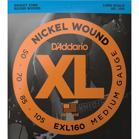D'ADDARIO EXL-160 (50-105) Struny do gitary basowej
