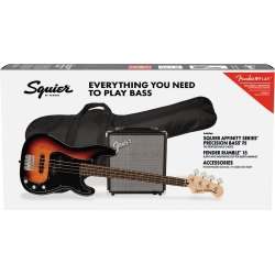 Squier Affinity Pack PJ Bass LRL 3TS + Rumble 15