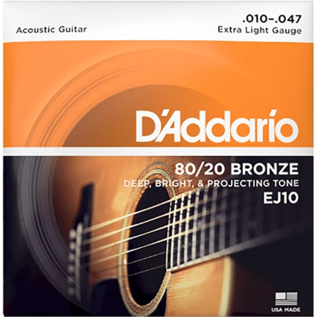 DADDARIO EJ10 (10-47) Struny do gitary akustycnej