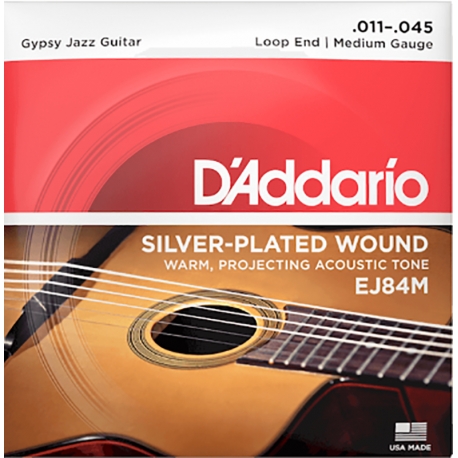 DADDARIO EJ84M Gypsy Jazz (11-45) Struny do gitary akustycznej