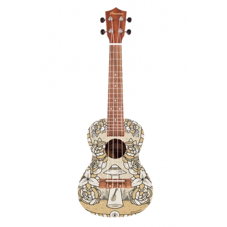 BAMBOO BU-23S MAGIC CITY - ukulele koncertowe z pokrowcem