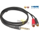 KLOTZ AY3-0300 - Kabel Jack 6,3mm - 2 x RCA  3m