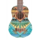 BAMBOO BU-21L GREEN JUNGLE - ukulele sopranowe z pokrowcem