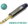 NEUTRIK NP3X-B - Wtyk JACK 6,3mm stereo