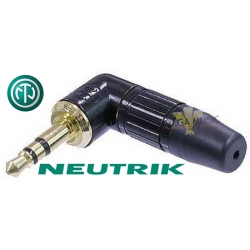 NEUTRIK NTP3RC-B - Złącze JACK 3,5mm stereo kątowe