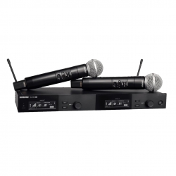 Shure SLXD24D/SM58 - Podwójny zestaw bezprzewodowy
