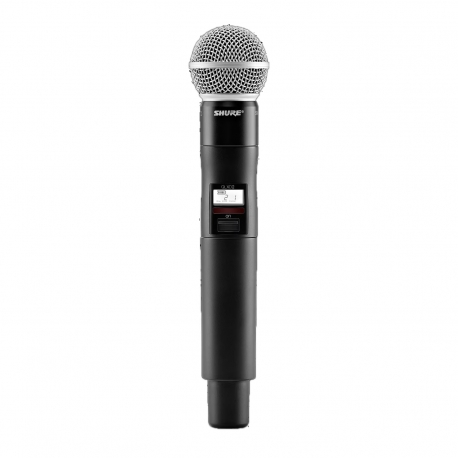 Shure QLXD2/SM58 Nadajnik typu handheld z przetwornikiem SM58 Shure QLXD2/SM58 Nadajnik typu handheld z przetwornikiem SM58