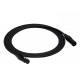 RED'S MUSIC MC1110BLK - Przewód mikrofonowy XLR-XLR 1m