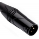 RED'S MUSIC MC1110BLK - Przewód mikrofonowy XLR-XLR 1m