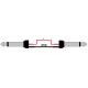 RED'S MUSIC GC1250BLK - Przewód instrumentalny JACK-JACK 5m