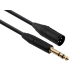 RED'S MUSIC MC1250BLK - Przewód mikrofonowy JACK-XLR 5m
