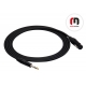 RED'S MUSIC MC1250BLK - Przewód mikrofonowy JACK-XLR 5m
