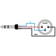 RED'S MUSIC MC1250BLK - Przewód mikrofonowy JACK-XLR 5m
