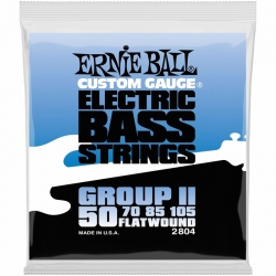 Ernie Ball 2804 Flatwound Bass struny do gitary basowej 50-105