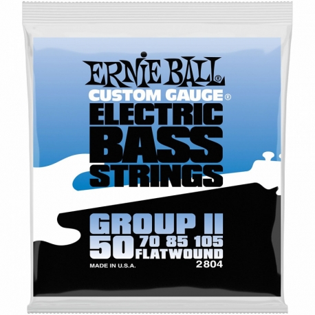 Ernie Ball 2804 Flatwound Bass struny do gitary basowej 50-105