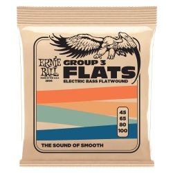 Ernie Ball 2806 Flatwound Bass struny do gitary basowej 45-100