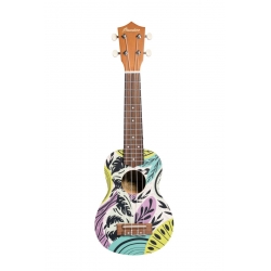 BAMBOO BU-21L GREEN JUNGLE - ukulele sopranowe z pokrowcem