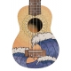 BAMBOO BU-21L GREEN JUNGLE - ukulele sopranowe z pokrowcem