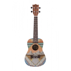BAMBOO BU-23S BOHO - ukulele koncertowe z pokrowcem