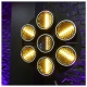 EVOLIGHTS LUMEN 7 RING 7x30W WW + 224x0,5W/31x0,2W oświetlenie sceniczne retro vintage