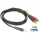 KLOTZ AY7-0100 - Przewód Jack 3,5mm - 2 x RCA  1m