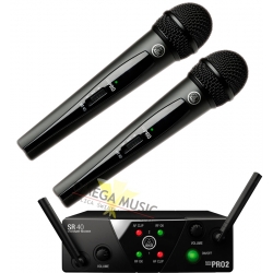 AKG WMS-40 MINI 2 DUAL VOCAL SET - Podwójny mikrofon bezprzewodowy